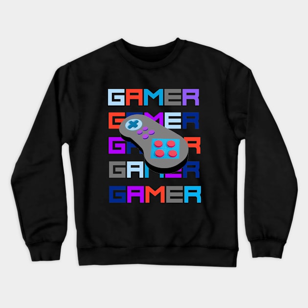 GAMER CONTROLLER Crewneck Sweatshirt by SartorisArt1